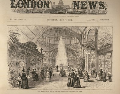 The Manchester Royal Jubilee Exhibition: The Central Dome by English School